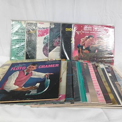 Elvis Presley Vinyl 45s W/ Mixed Vintage Record Collection