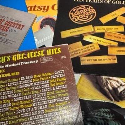 Country’s Greatest Hits & Assorted Country Vinyl Records
