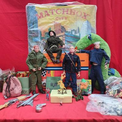 Vintage Toy Compilation W/ Hot Wheels Collector's Case And More