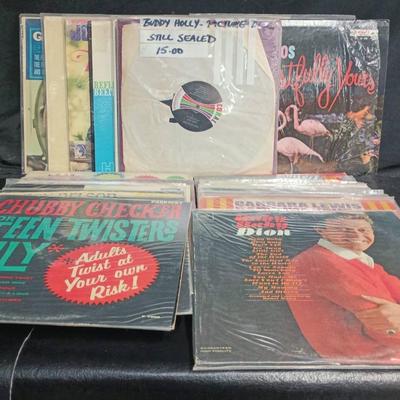 Sealed Copy Of Buddy Holly's Picture Record W/ Johnny Mathis And More