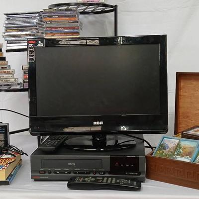 19" RCA TV  + VHS Player & More