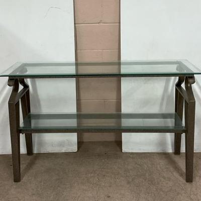Modern Metal/ Glass Console Table 