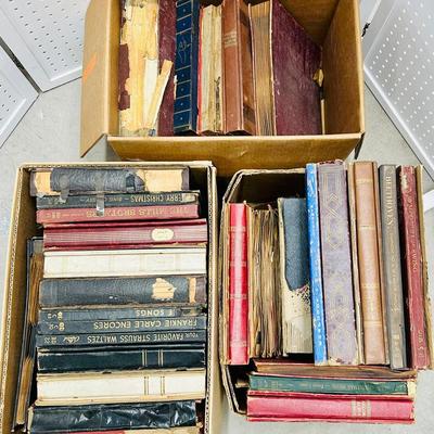 Three Box Lot of 78rpm Phonograph / Victrola Records