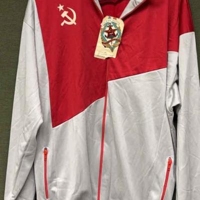 Early 1980 s russian hockey jacket & badge