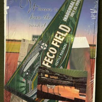 Safeco field inaugural game commemorative gift pack