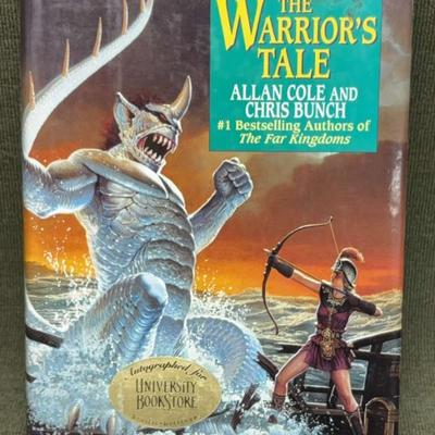The warrior s tale" signed by allan cole