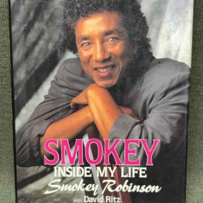 Signed inside my life smokey robinson"