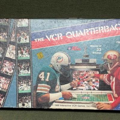 Vintage 1986 nfl the vcr quarterback game"