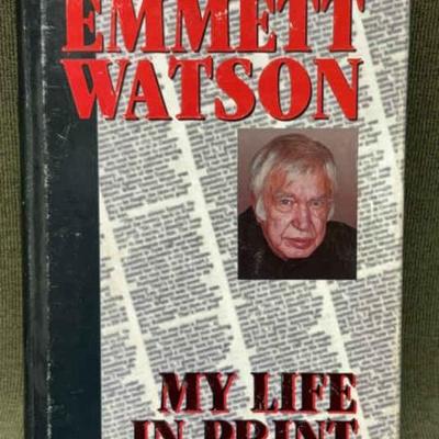 Signed my life in print" by emmet watson & tiger