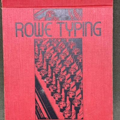 Vintage rowe typing book