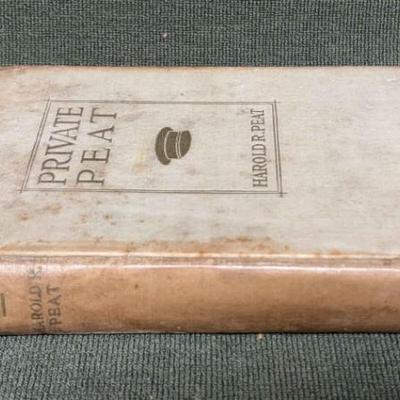 Author signed private peat" by harold reginald peat