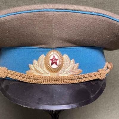 Vintage soviet ussr army military visor hat