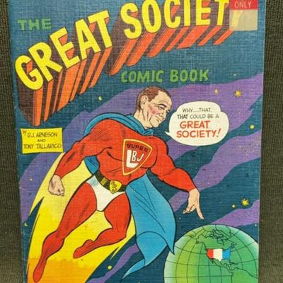 Great society 1 underground comic book