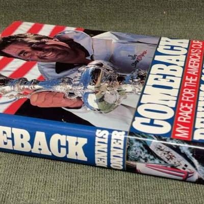 Dennis connor signed comeback my race for the america's cup"