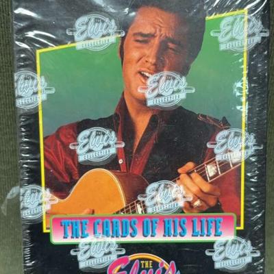 Sealed box the elvis collection series one" trading cards from 1992