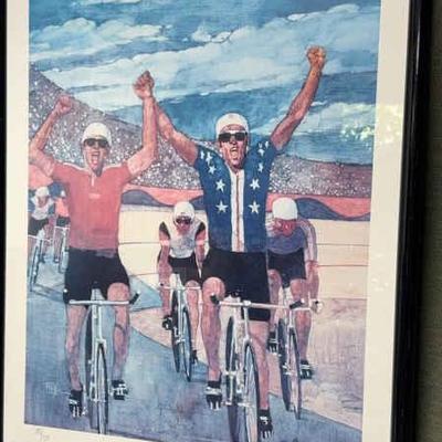 Signed bart forbes limited edition print “1990 goodwill games”