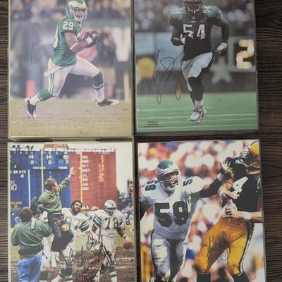 Framed Signed Prints Of Philadelphia NFL Players #5
