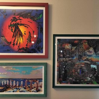 3 Incredible Unique Framed Art Prints