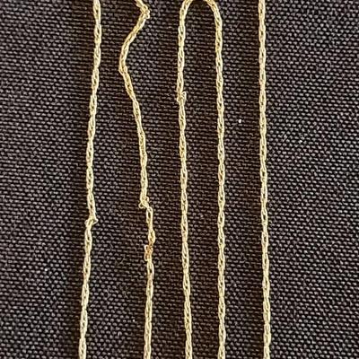 14k Gold Necklace (Damaged) | (0.79g)