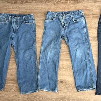 Men’s 34 Lands End Jeans Very Good Condition 