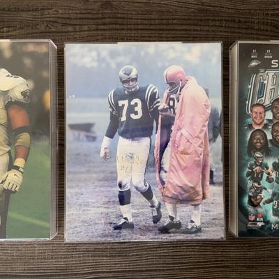 Framed Signed Prints Of Philadelphia NFL Players #2