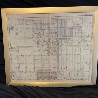  Framed Philadelphia Maps 