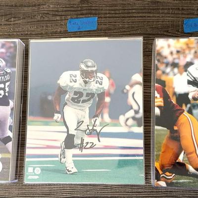 Framed Signed Prints Of Philadelphia NFL Players #1