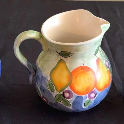 Set Of 3 Ceramic Pitchers