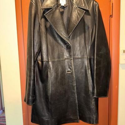 Apt. 9 Leather Coat