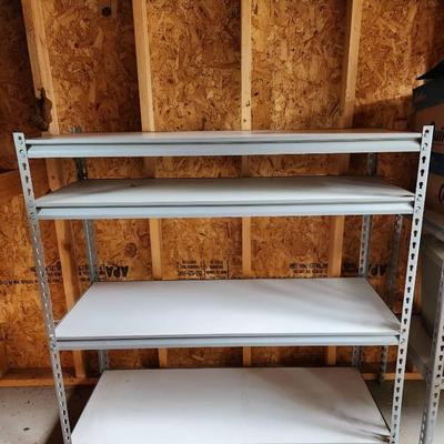 Large Metal Shelving 