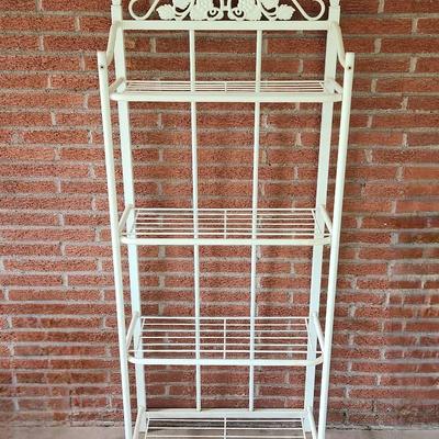 White Baker's Rack