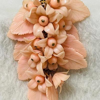 Vintage Floral Dress Clip