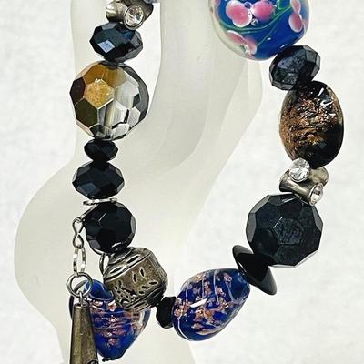Rare Vintage Glass Beaded Bracelet