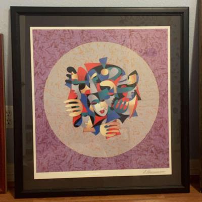 Musical Sphere By Anatole Krasnyansky Seriolithograph
