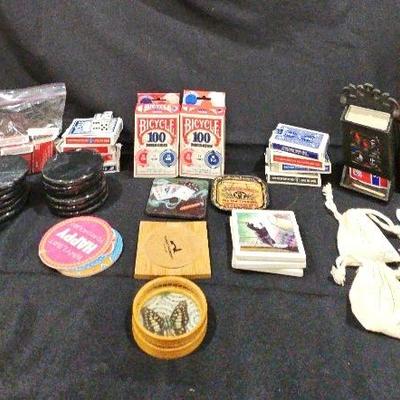 Poker Chips,playing Cards,coasters And More 