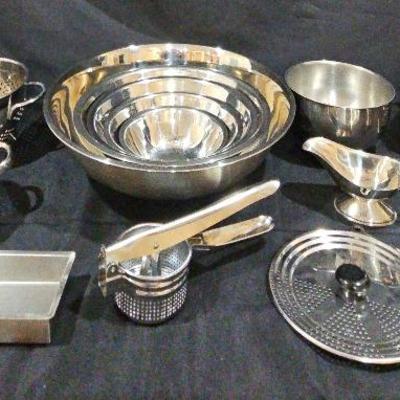 Metal Mixing Bowls And More 
