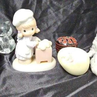 Precious Moments Figurine And Other Decor