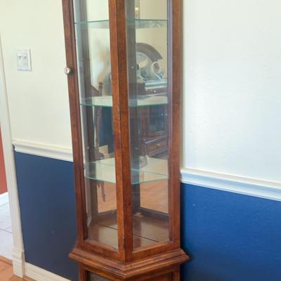 Vintage Lighted Display Cabinet