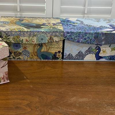 4 Decorative Boxes 