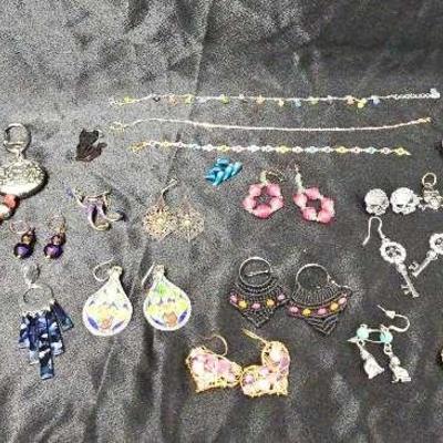 Beautiful Costume Jewelry Earrings 