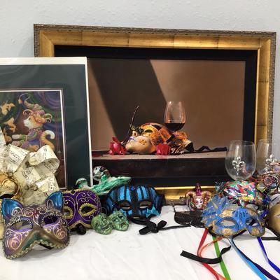 Mardi Gra Festive Decor