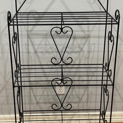 Black Metal Shelf