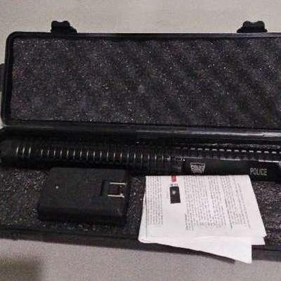 Police Force Tactical Stun Baton Flashlight 