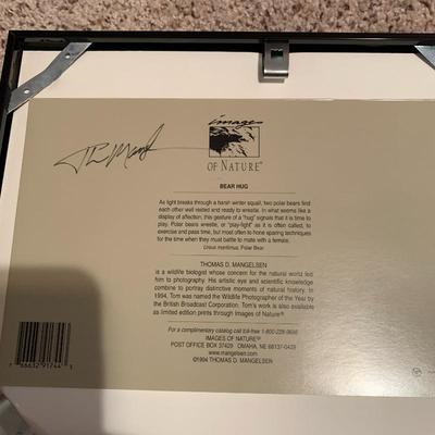 Signed by Thomas Mangelsen