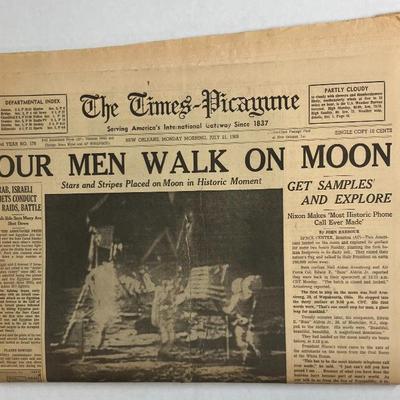 July 21 1969 the times picayune newspaper aaa2556 $125