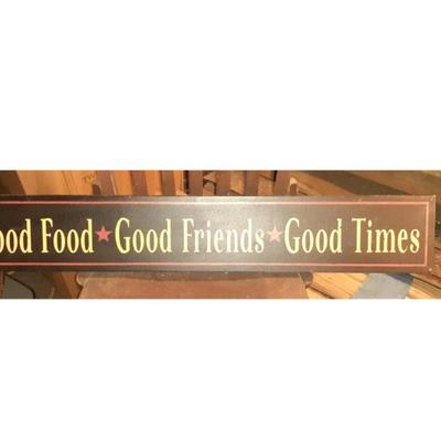 LG0009 Good Food Good Friends Good Times Tavern Pub Bar Sign $20.00 