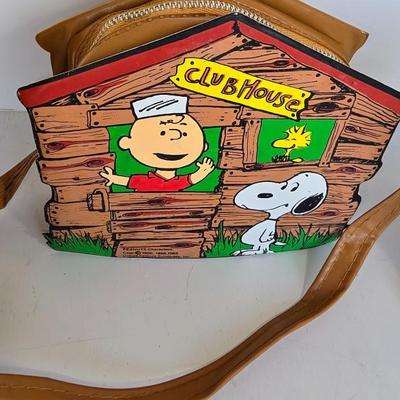 Vintage Peanuts Vinyl Kids Purse 1980, Small Vinyl Snoopy and Schroeder JEN8003 $44.99
