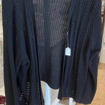 Bobby Brooks Black XL Cardigan Sweater AAA2588 $25.00 Airline HWY New Orleans LA 70118 By Appointment 10-4 M-S