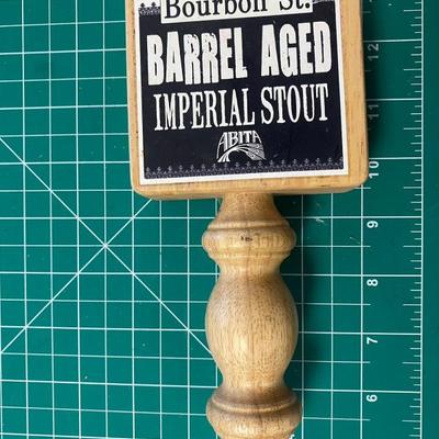 LG5309 Abita Bourbon St Barrel Aged Imperial Stout Beer ALE IPA Tap Handle Knob $20.00 