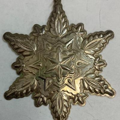 1999 Gorham Sterling Silver Snowflake Ornament AAA2490 $60.00